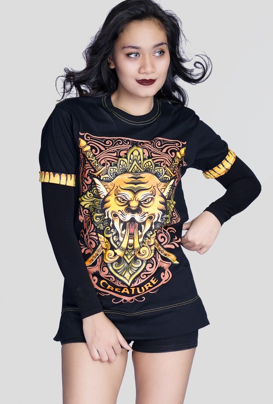 Tiger Monday Born T-shirt Girl (Black)